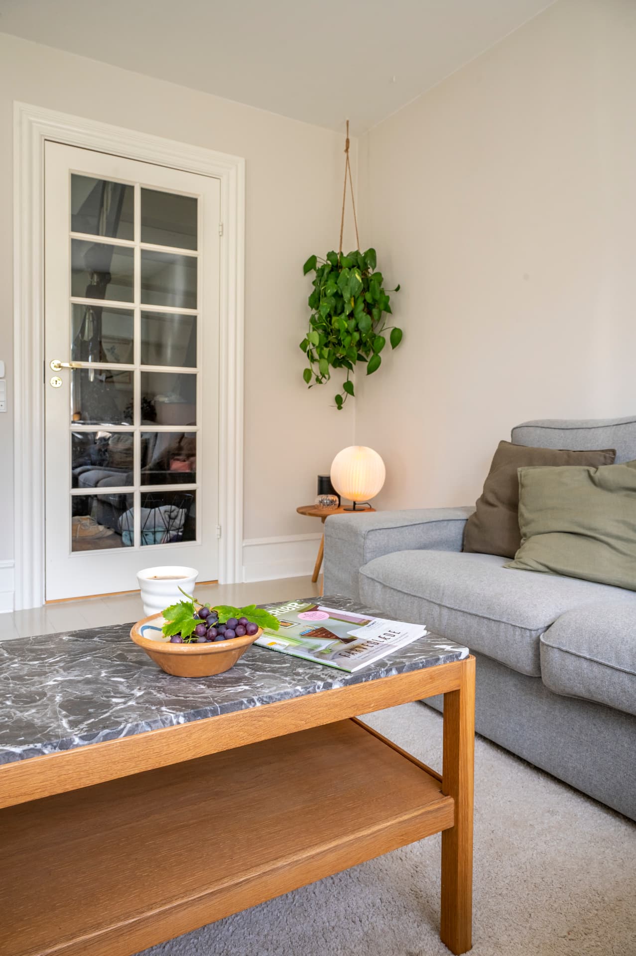 Sofabord i massiv eg — detalje 3